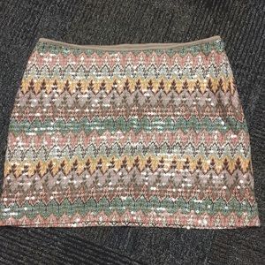 Sequined tribal print mini💫